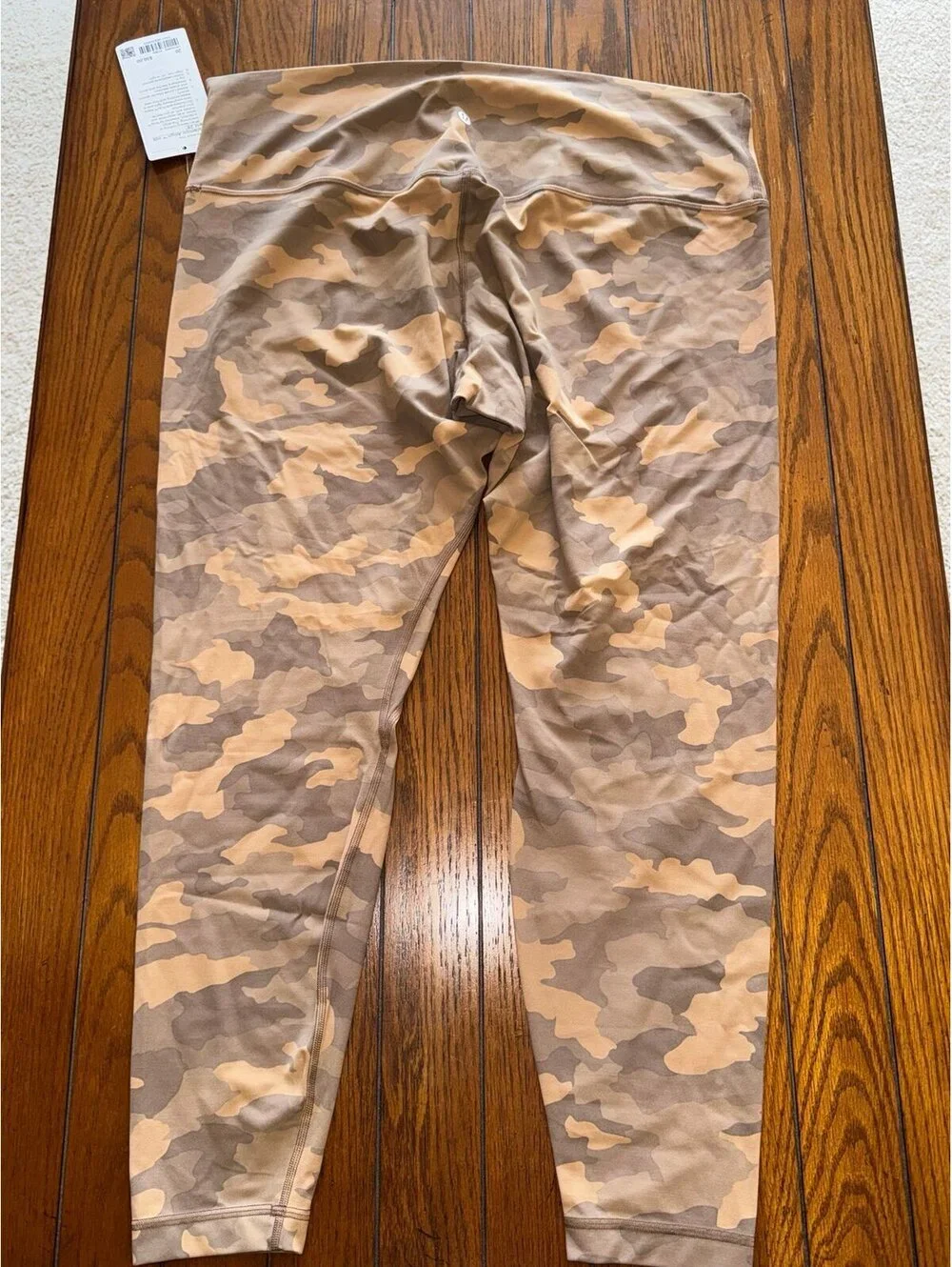 Lululemon Align High Rise 28” Heritage Camo Beige Multi Size 20 NWT